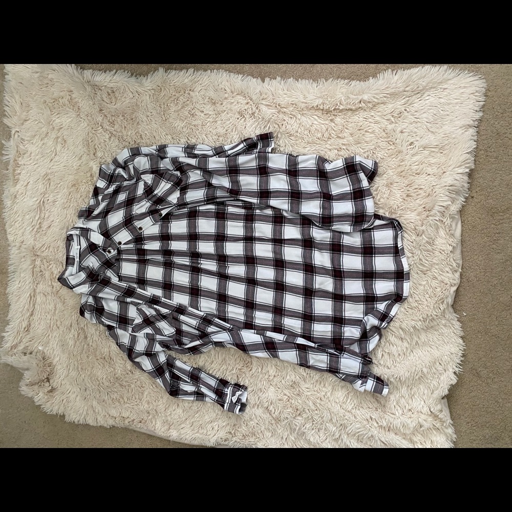 Women’s Flannel Duster Cardigan
